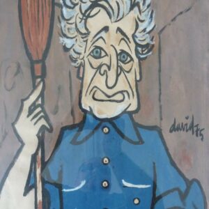 Portrait of the mexican painter Siqueiros